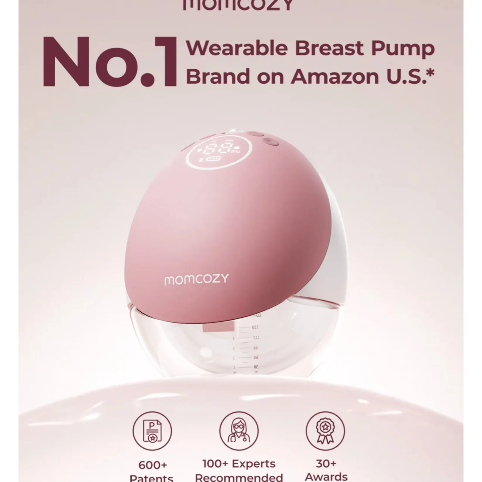 Breastfeeding|Breast Pumps>Momcozy Mobile Flow M9 Hands-Free Breast Pump- Double