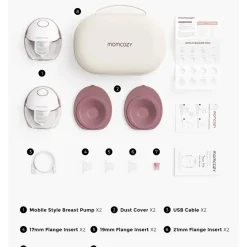 Hot Mobile Style Hands-Free M6 Breast Pump- Double Breastfeeding|Breast Pumps