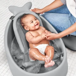 Moby Smart Sling 3-Stage Tub - Gray Baby Baths & Seats|Bath Accessories