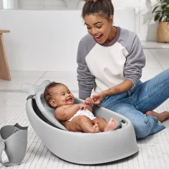 New Moby Waterfall Bath Rinser - Gray Bath Accessories