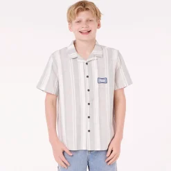 Tops>Rip Curl Mod Cali Stripe Shirt 8-14y Beige