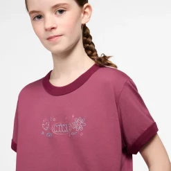 Hot Mod Emb Tee 7-16 Kids Sportswear|Tops