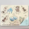 Musical Puzzle - French/English Kids Puzzles|Wooden Toys