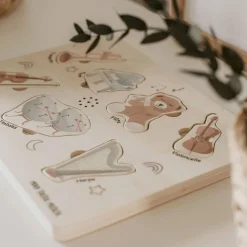 Musical Puzzle - French/English Kids Puzzles|Wooden Toys