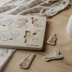 Musical Puzzle - French/English Kids Puzzles|Wooden Toys