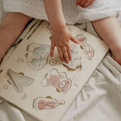 Musical Puzzle - French/English Kids Puzzles|Wooden Toys