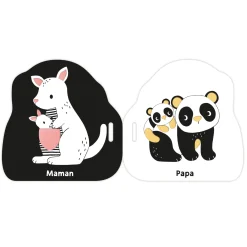 Baby 0-2 Years>Auzou Mon Premier Livre Poussette En Noir et Blanc- Premiers Mots