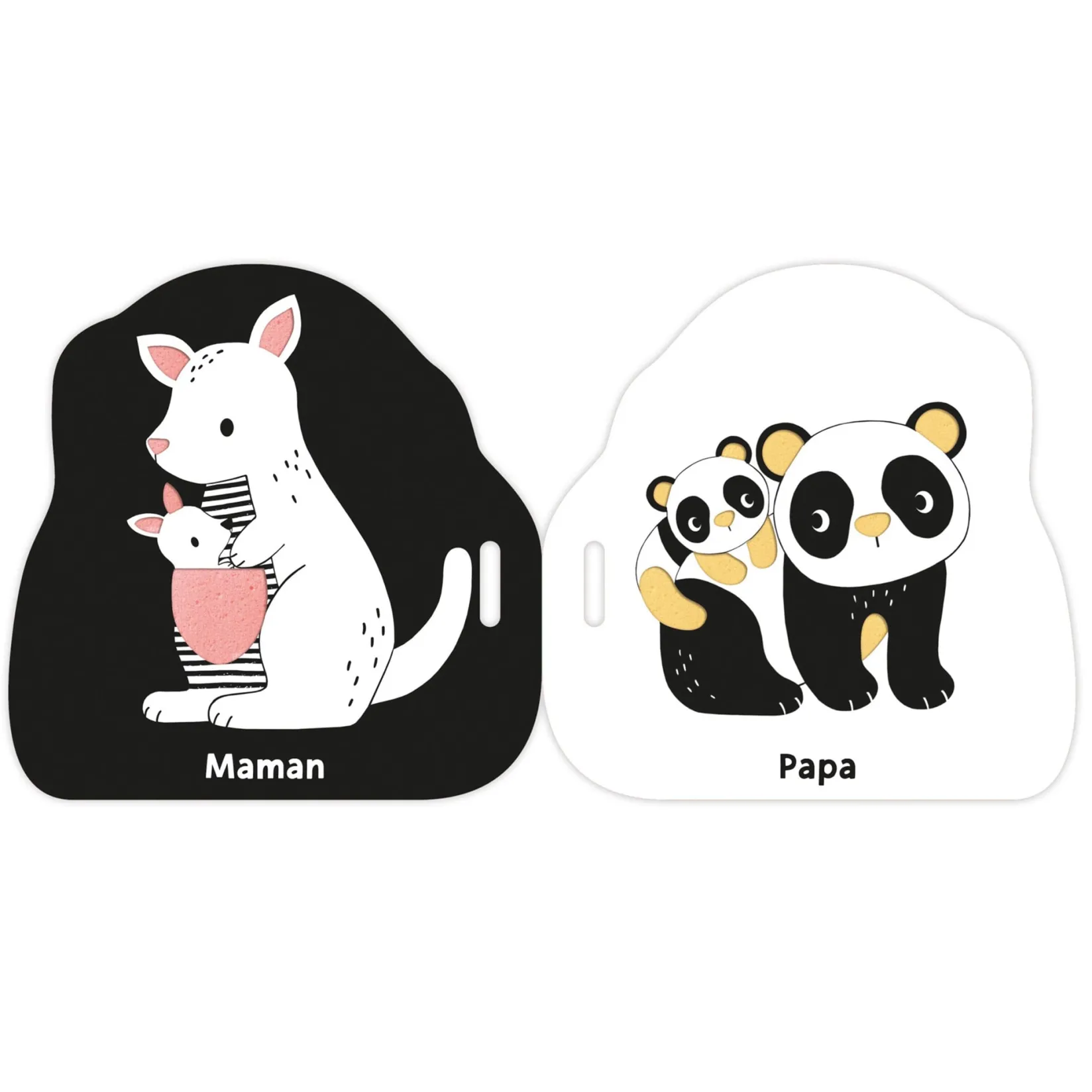 Baby 0-2 Years>Auzou Mon Premier Livre Poussette En Noir et Blanc- Premiers Mots