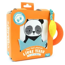 2 Years And Over|Baby 0-2 Years>Auzou Mon Tout Premier Livre Tissu Noir et Blanc