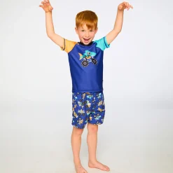 Outlet Monster Trucks Swim Short 2-6 Kids/BOY Swimsuits