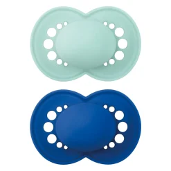 Sale 16months + Orthodontic Pacifier Matte (2) - Blue Pacifiers & Clips|Pacifiers & Clips