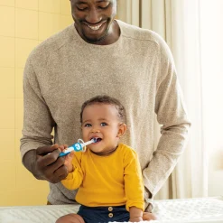Hot 5months+ Learn to Brush Baby Toothbrushes (2) - Blue Oral Care