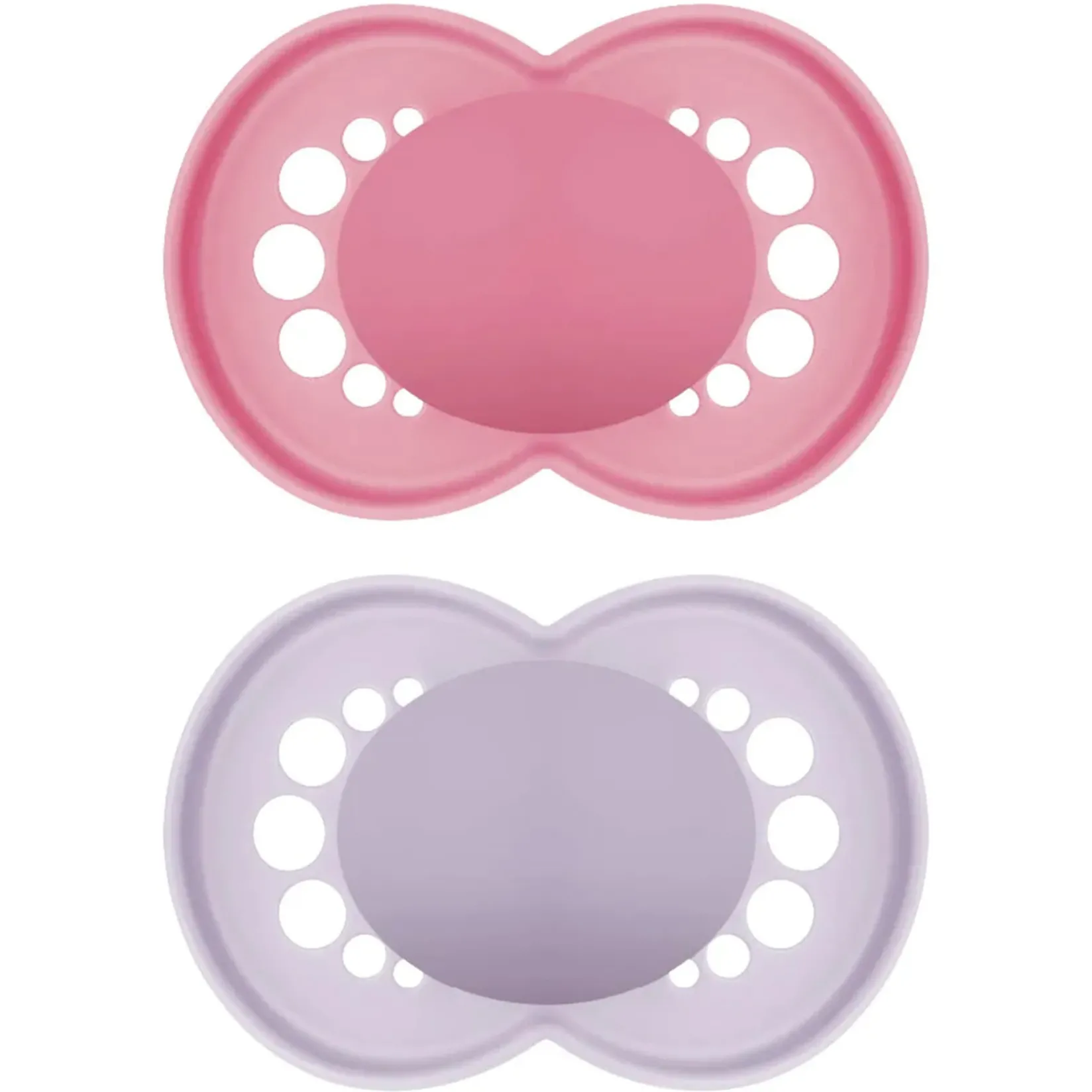 Pacifiers & Clips|Pacifiers & Clips>Mam Baby 6-16months Orthodontic Pacifier Matte (2) - Pink