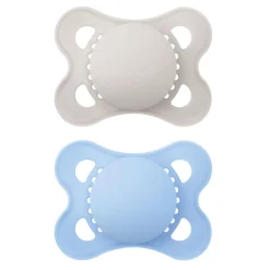 0-6months Orthodontic Pacifier Matte (2) - Blue Pacifiers & Clips|Pacifiers & Clips
