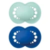 Pacifiers & Clips|Pacifiers & Clips>Mam Baby 6-16months Orthodontic Pacifier Matte (2) - Blue