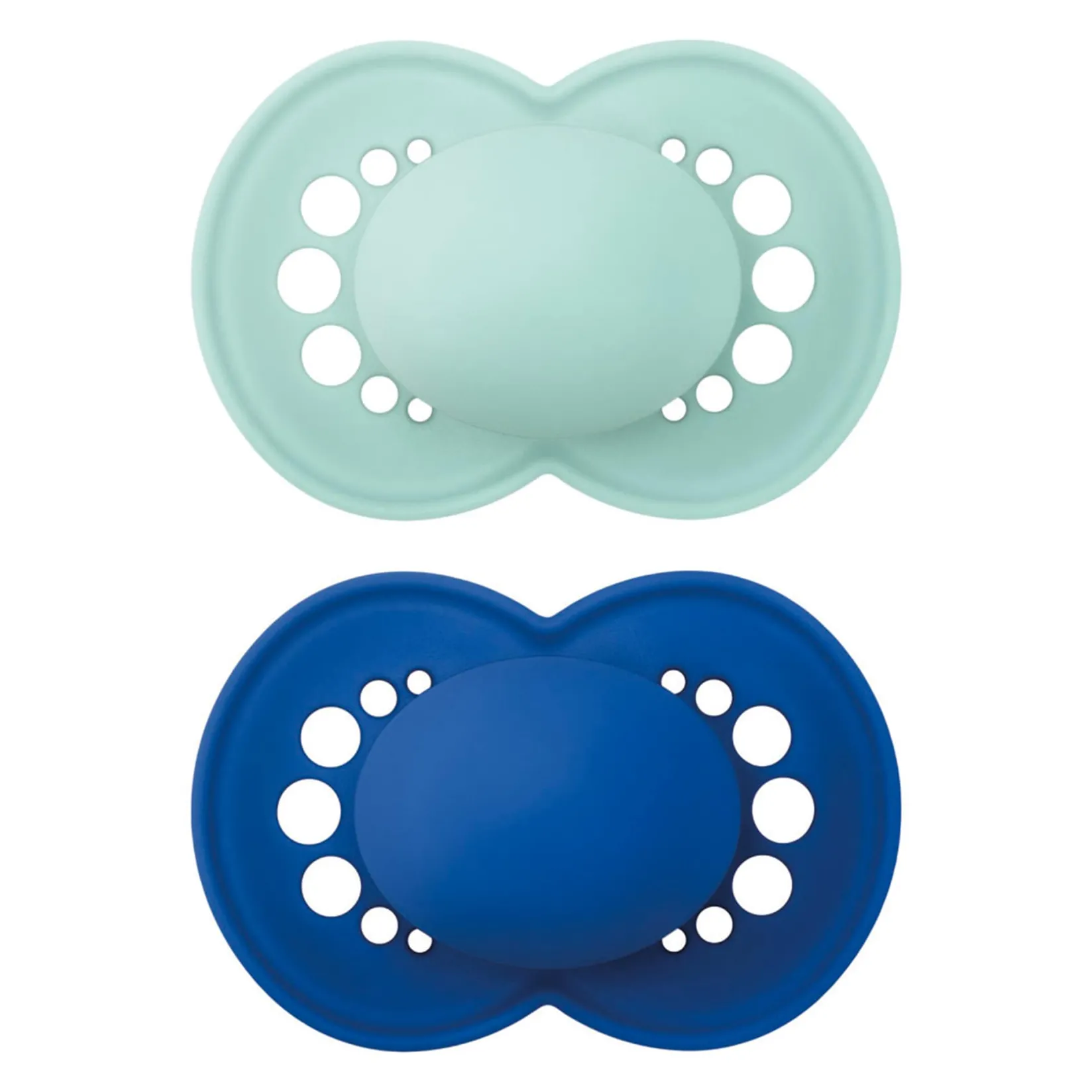 Pacifiers & Clips|Pacifiers & Clips>Mam Baby 6-16months Orthodontic Pacifier Matte (2) - Blue