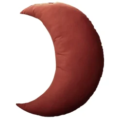 Cushions>The Butter Flying Moon Pillow Rust