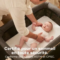 Outlet Moov & Comfy - Charcoal Grey Playards & Bassinets|Playards & Bassinets