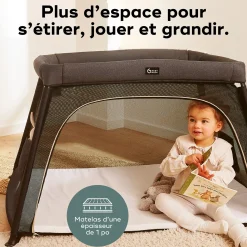 Outlet Moov & Comfy - Charcoal Grey Playards & Bassinets|Playards & Bassinets