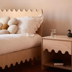 Clearance Moss Twin Bed - Natural Twin, Full & Queen Beds