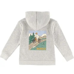 Fleeces And Sweatshirts|Tops>Birdz Mountain Bike Dog Hoodie 2-10 Grey