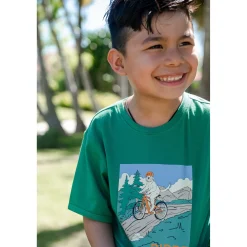 Best Mountain Bike Dog T-shirt 2-10y Kids/BOY Tops