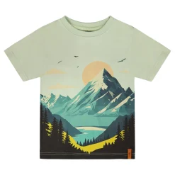 Tops>Deux par Deux Mountain Boys T-shirt 3-6 Sage