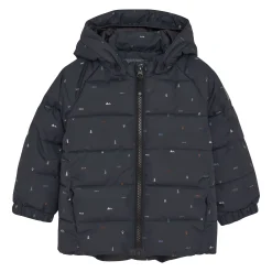Outerwear|Snowsuits>Color Kids Mountain Quilt Jacket 9-24m Black