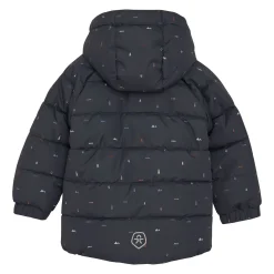 Outerwear|Snowsuits>Color Kids Mountain Quilt Jacket 9-24m Black