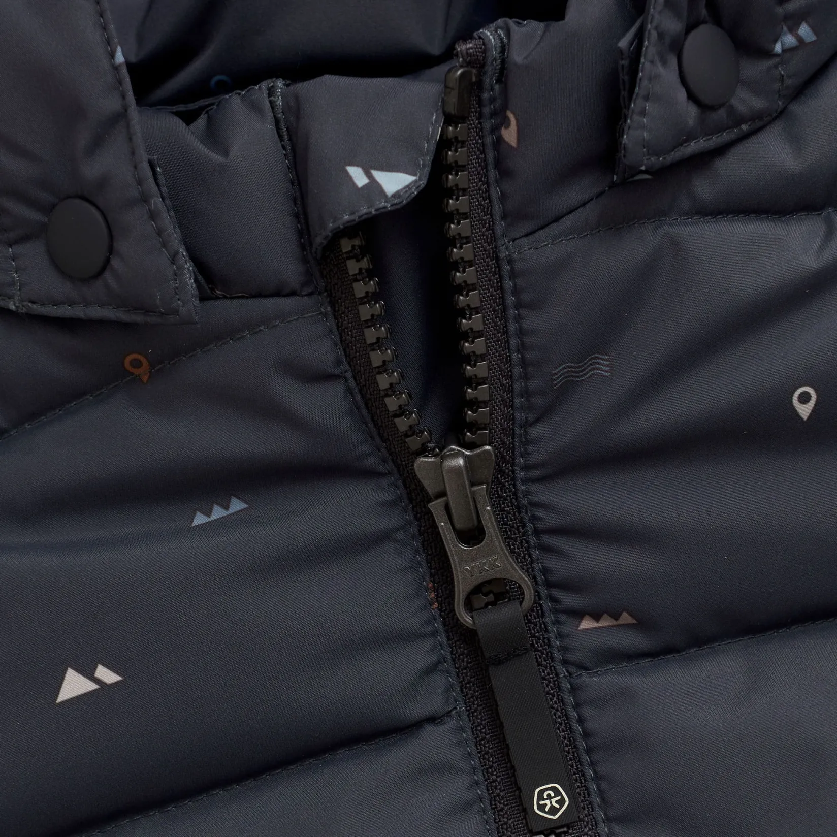 Outerwear|Snowsuits>Color Kids Mountain Quilt Jacket 9-24m Black