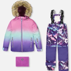 Outerwear|Snowsuits>Deux par Deux Mountain Snowsuit 2-6 Purple