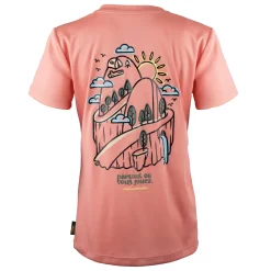 Sportswear|Tops>Chlorophylle Mountain T-shirt 6-14y Pink