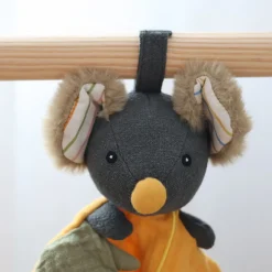 Hot Mouse Cuddle Cloth Mustard Developmental Toys