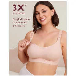 Bras|Underwear>Mom Cozy Multi-function Bra Beige