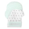 Teething Toys>Munch Mitt - Mint Triangles