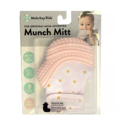 Teething Toys>Munch Mitt Pink - Daisies