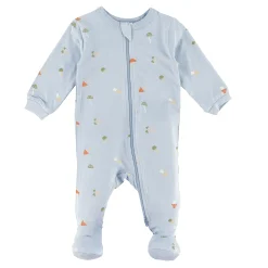 Pajamas|Pajamas>Origami Mushrooms Modal Pajamas 0-30m Blue