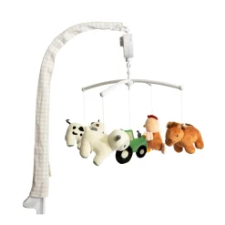 Mobiles|Mobiles>Living Textiles Musical Mobile - Tractor Ride