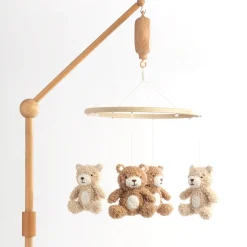 Mobiles|Mobiles>Living Textiles Musical Mobile Cuddly Bear