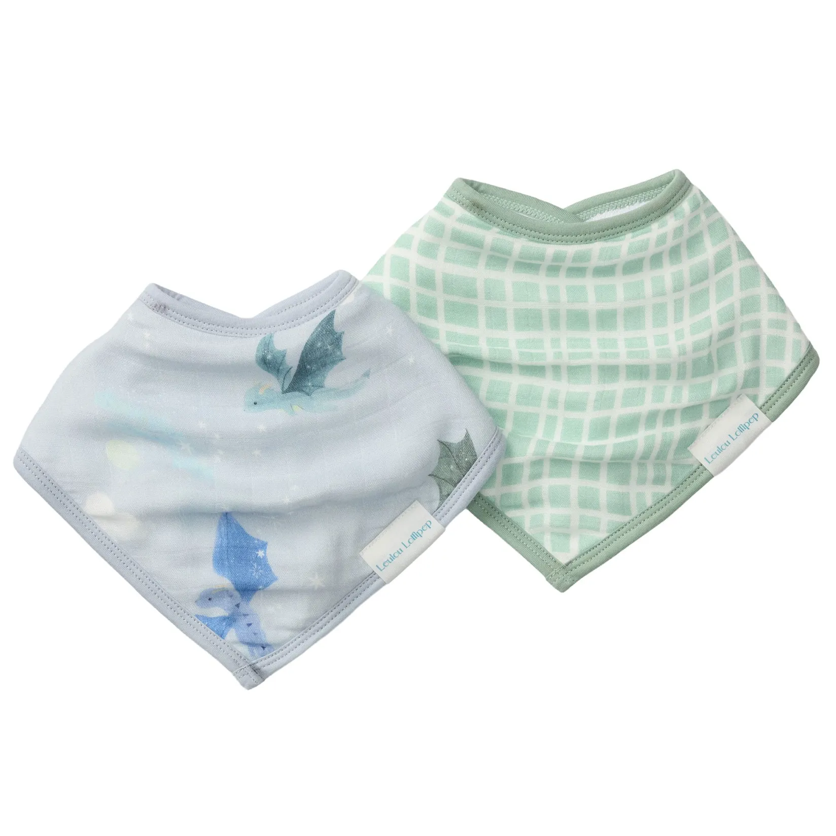 Muslin Products|Bibs>Loulou Lollipop Muslin Bandana Bib Set-Magical