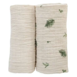 Blankets|Blankets>House of Elia Muslin Blanket (2) - Fern