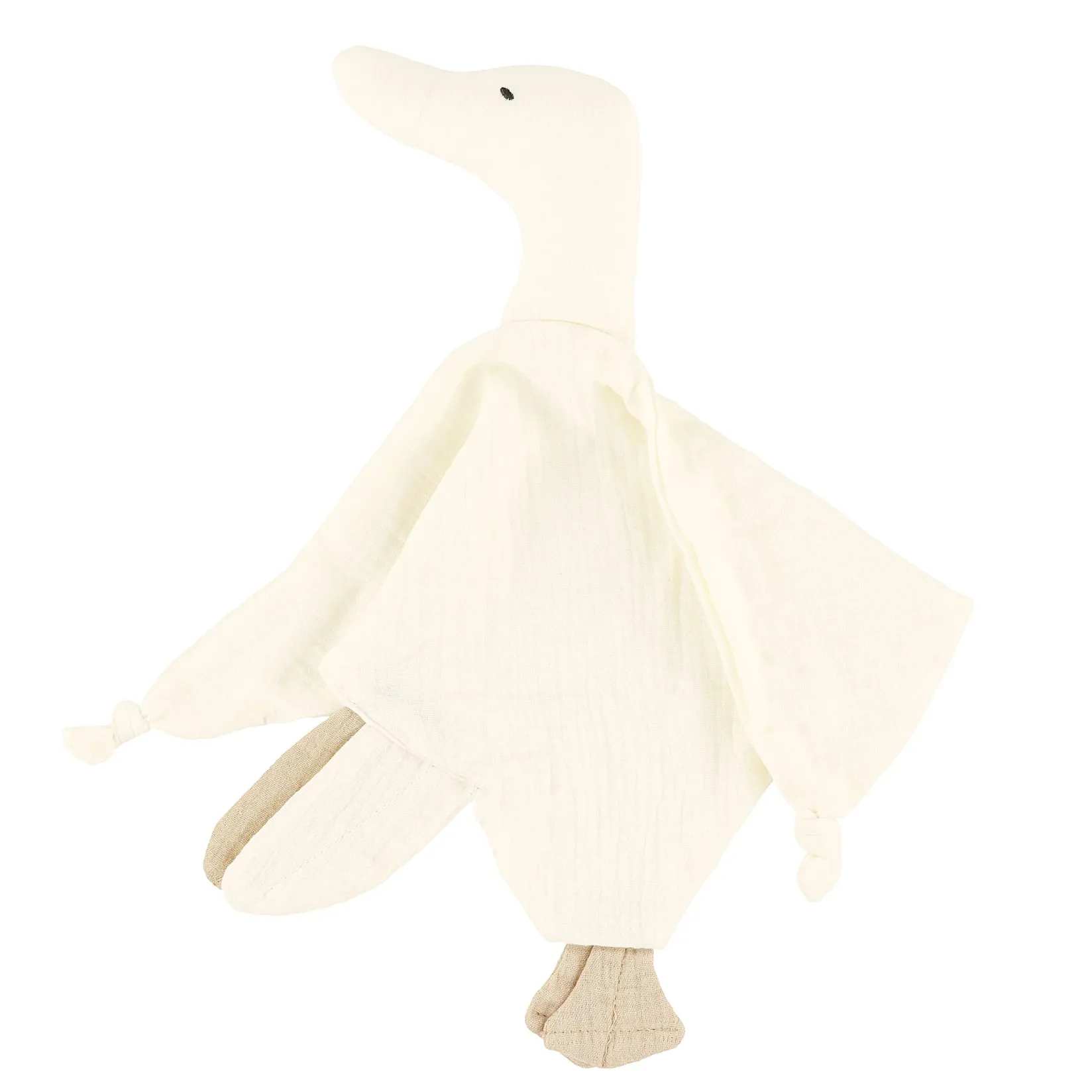 New Muslin Blanket - Ivory Goose Developmental Toys