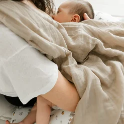 Blankets|Blankets>Perlimpinpin Muslin Blanket - Sand