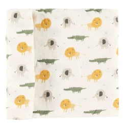 Hot Muslin Blanket Bamboo-Safari Kids Blankets|Blankets