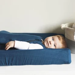 Sale Muslin Changing Pad - Navy Changing Tables|Changing Pad Covers
