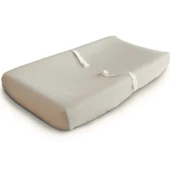 Changing Tables|Changing Pad Covers>Mushie Muslin Changing Pad Cover - Fog