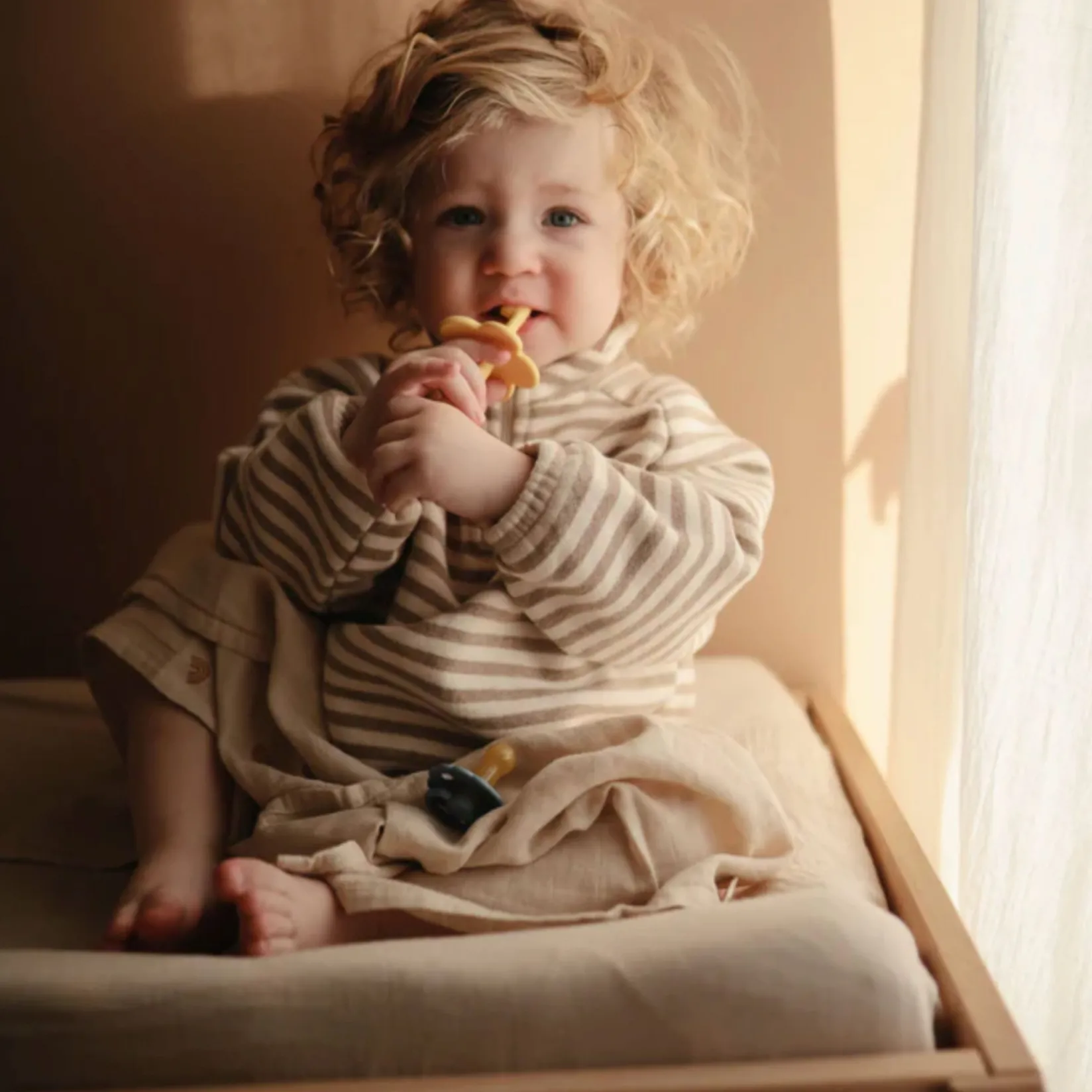 Changing Tables|Changing Pad Covers>Mushie Muslin Changing Pad Cover - Fog