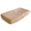 Changing Tables|Changing Pad Covers>Mushie Muslin Changing Pad Cover - Taupe