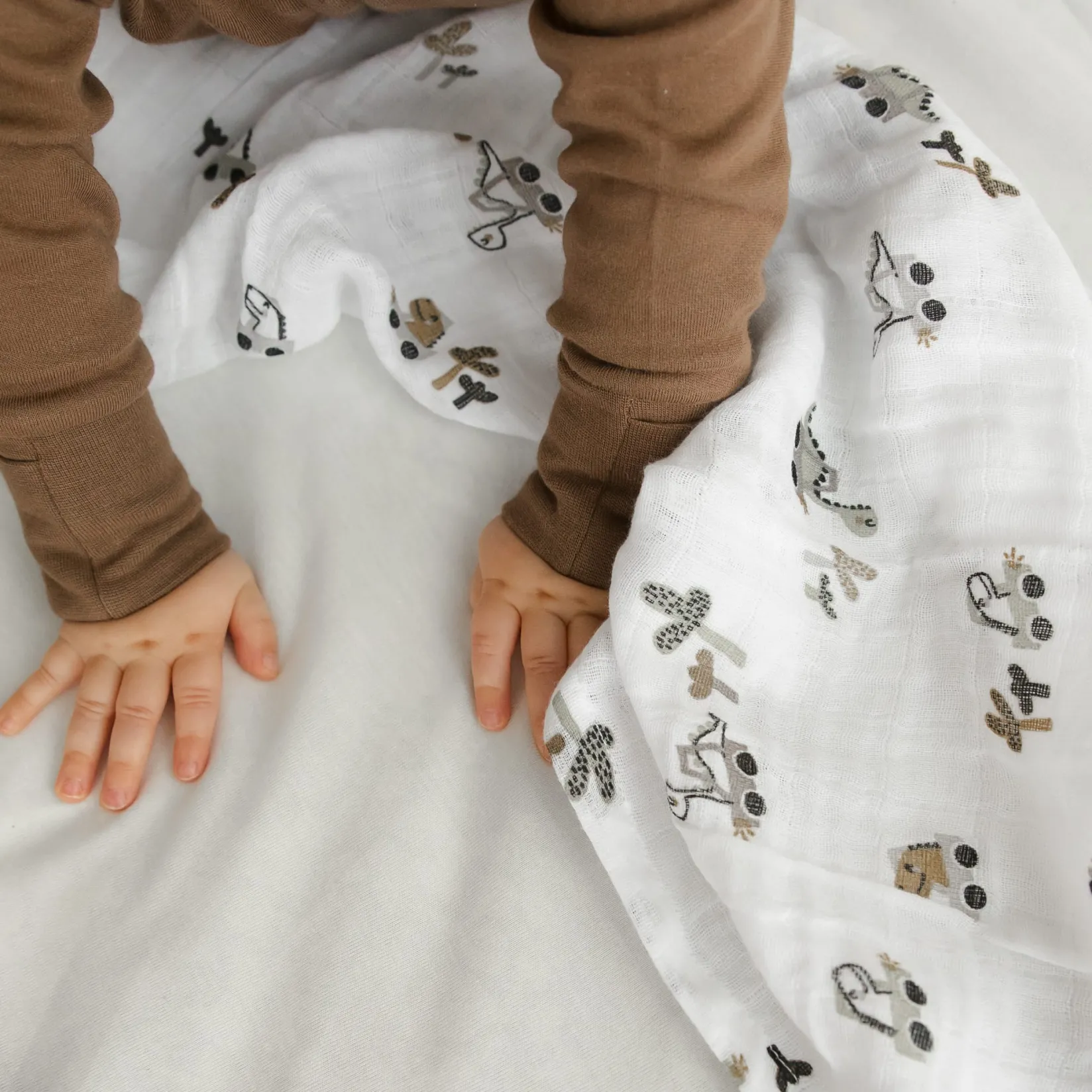 Outlet Muslin Dinos Blanket Kids Blankets|Blankets