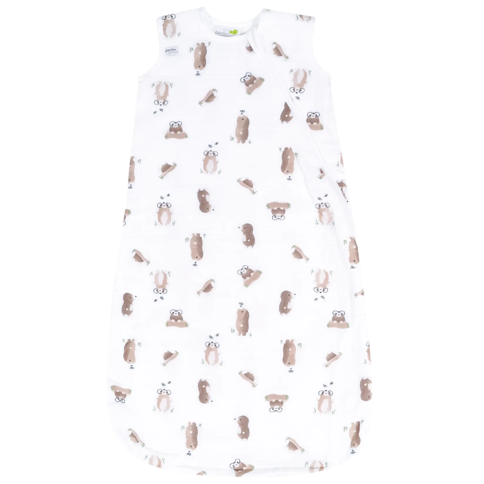 Outlet Muslin Sleep Bag 0-36 months - Taupe Sleep Bags|Pyjamas